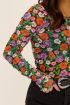 Multikleur mesh top met klaproos print | My Jewellery