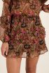 Multikleur rok met paisley print & laagjes | My Jewellery