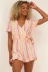 Multikleur playsuit met oranje details | My Jewellery