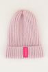 Roze winter beanie, beanie My Jewellery