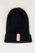 Zwarte winter beanie, beanie My Jewellery