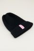 Zwarte winter beanie, beanie my jewellery
