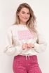 Beige sweater bisous | My Jewellery