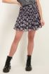 Zwart rokje met smock & print | My Jewellery