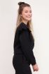 Zwarte sweater met ruffles | Shop My Jewellery