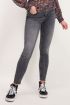 Grijze high waisted skinny jeans | My Jewellery