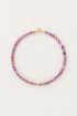 Ocean bracelet with small lilac beads | My Jewellery