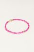Ocean bracelet with small pink beads | My Jewellery