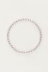 Ocean elastic bracelet with lilac beads | My Jewellery