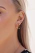 One piece oorring malachite & hart, oorbel met edelsteen