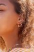 One piece met strass letter, one piece oorbel My Jewellery