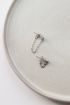 Oorbel korte ketting, oorbel met ketting My Jewellery