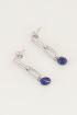 Oorhangers lapis lazuli steen, edelsteen oorbellen