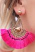 My Jewellery oorbellen met kwastjes roze