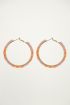Roze oorringen kraaltjes My Jewellery