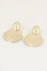 Oorhangers golvende cirkel | Statement oorbellen bij My Jewellery