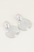Oorhangers golvende cirkel | Statement oorbellen bij My Jewellery