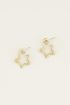 Open star earring | Earrings with star My jewellery