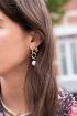 Oorhangers schakel & parel | My Jewelery