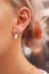 Oorringen bolletjes & strass, strass steentjes