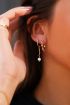 Oorringen met parelhanger | Oorbellen met parel bij My Jewellery