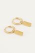 Oorringen rechthoek | Oorbellen | My Jewellery