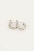 Oorringen strass steentjes