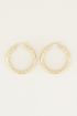 Oorringen ruitjes patroon | Statement oorbellen bij My Jewellery