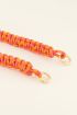Pink & orange woven bag strap | My Jewellery