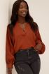 Oranje mousseline blouse | My Jewellery