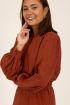 Oranje mousseline blouse | My Jewellery