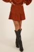 Oranje mousseline rok met ruffles | My Jewellery