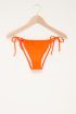 Orangefarbenes Bikinihöschen mit Bindedetail | My Jewellery