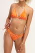 Oranje bikini set met bandana print
