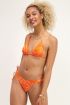 Oranje bikini set met bandana print