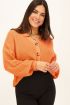 Oranje gebreid vest | Vest | My Jewellery