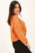 Oranje gebreid vest | Vest | My Jewellery