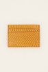 Oranje pasjeshouder met croco design | My Jewellery