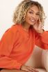 Oranje sweater met V shape | My Jewellery