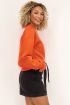 Oranje sweater met V shape | My Jewellery