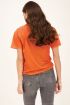 Oranje T-shirt met V shape | My Jewellery