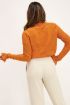 Oranje trui met ruffle mouw | Truien | My Jewellery