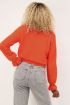 Oranje trui met ruffle mouw | Truien | My Jewellery