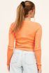 Oranje vest met rib structuur | My Jewellery