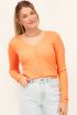Oranje vest met rib structuur | My Jewellery