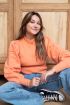 Oranje rib coltrui met pofmouwen | My Jewellery