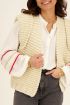 White blouse with braided sleeves | Tops | My Jewellery