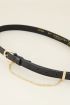 Leren riem met goudkleurige ketting | My Jewellery