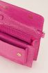 Roze schoudertas met croco design | My Jewellery