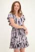 Paars jurkje tie-dye print
